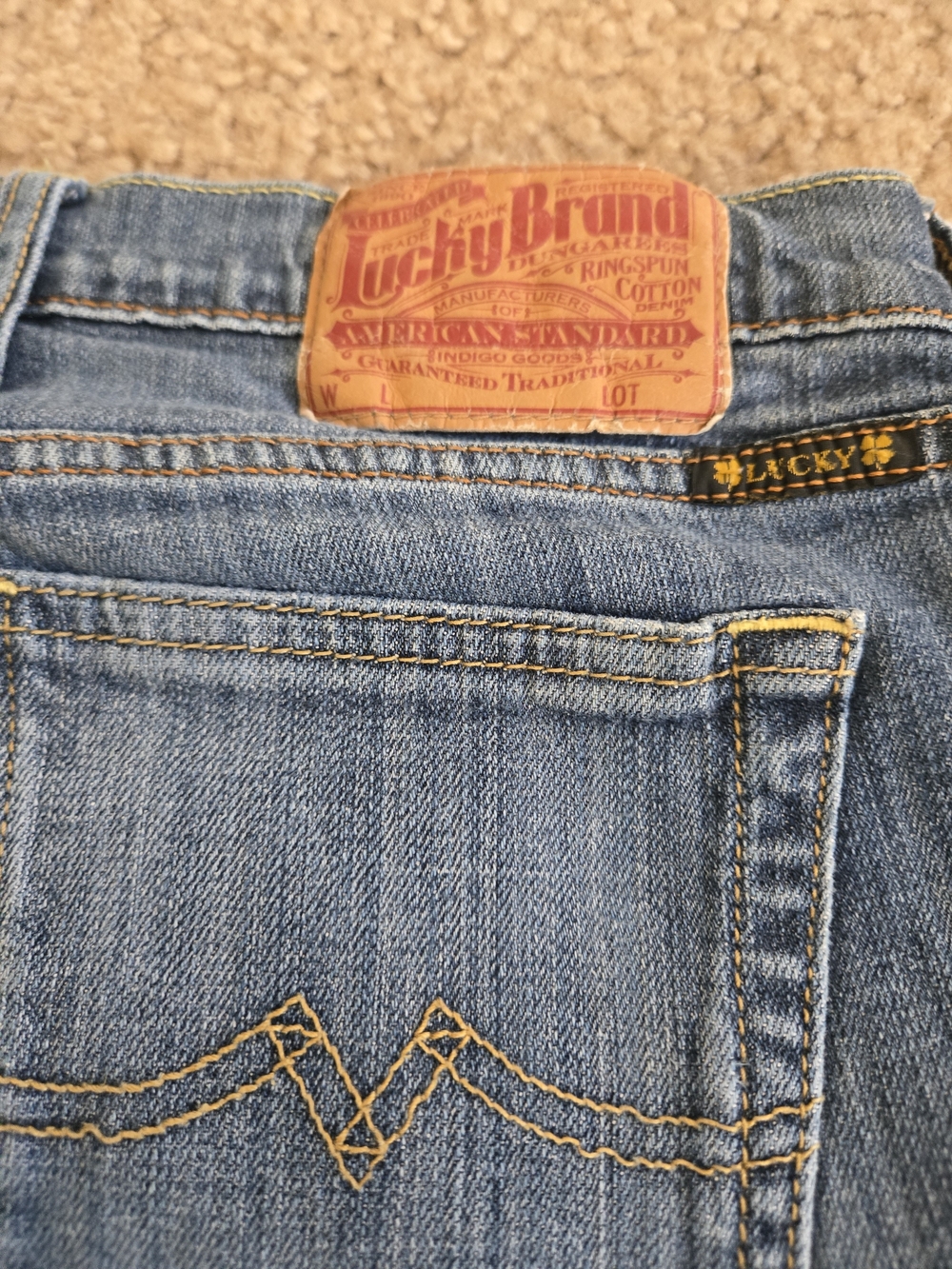 Lucky Brand Light Blue Denim Shorts with Contrast Stitching - Picture 2 of 12
